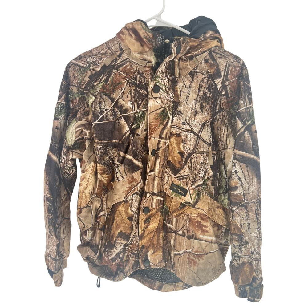 Sportsman’s Warehouse Real Tree AP Camouflage Hooded Jacket Youth Large